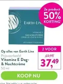 Holland & Barrett Op alles van earth line prijsvoorbeeld: aanbieding