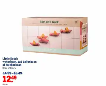 Makro Little Dutch waterbaan, bad ballenbaan of knikkerbaan aanbieding