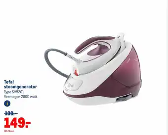 Makro Tefal stoomgenerator aanbieding