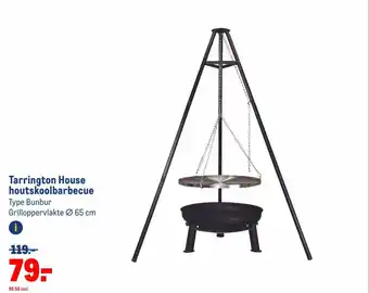 Makro Tarrington House houtskoolbarbecue aanbieding