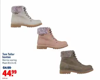 Makro Tom Tailor bootee aanbieding