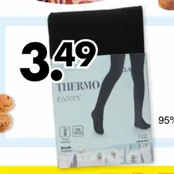 Wibra Gebreide thermo panty aanbieding