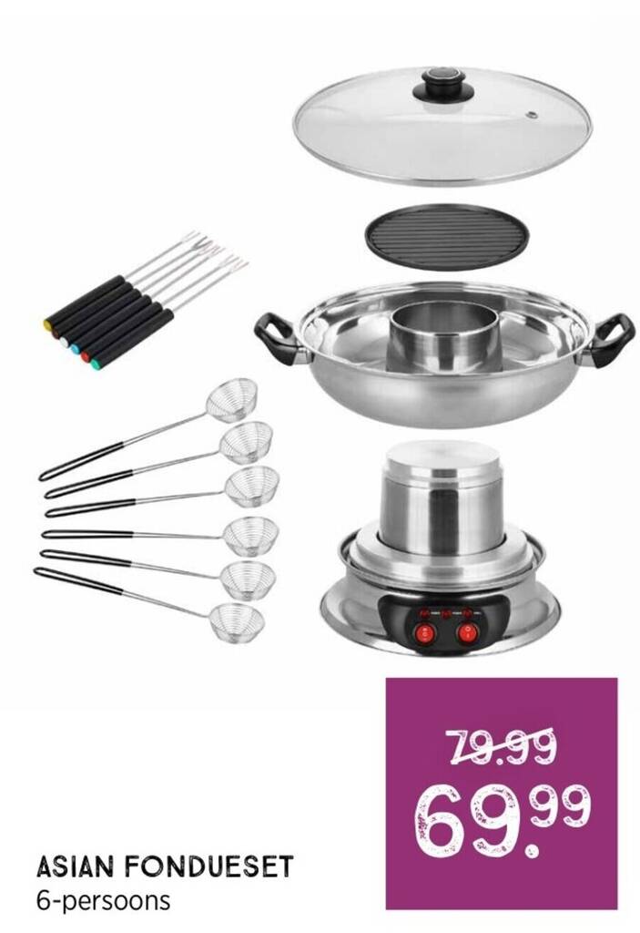 ASIAN FONDUESET aanbieding bij Xenos