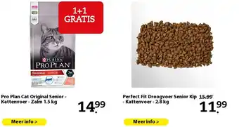 Pets Place Pro Plan Cat Original Senior - Kattenvoer - Zalm 1.5 kg aanbieding