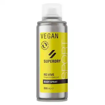 Douglas Superdry sport body spray re:vive aanbieding