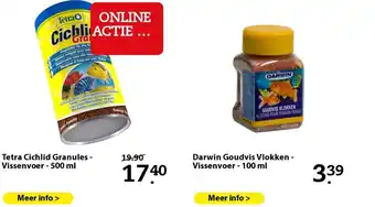 Pets Place Tetra Cichlid Granules - Vissenvoer - 500 ml aanbieding