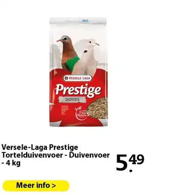 Pets Place Versele-Laga Prestige Tortelduivenvoer - Duivenvoer - 4 kg aanbieding