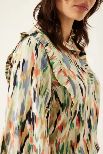 Jeans Centre Garcia blouse met print aanbieding