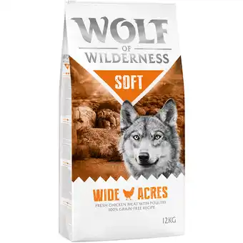 Zooplus 2x12kg soft & strong soft wide acres kip wolf of wilderness hondenvoer aanbieding