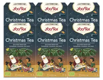De Online Drogist Yogi tea christmas tea voordeelverpakking 6x17st aanbieding