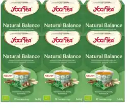 De Online Drogist Yogi tea natural balance voordeelverpakking 6x17st aanbieding