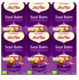 De Online Drogist Yogi tea soul balm kruidenthee voordeelverpakking 6x17st aanbieding