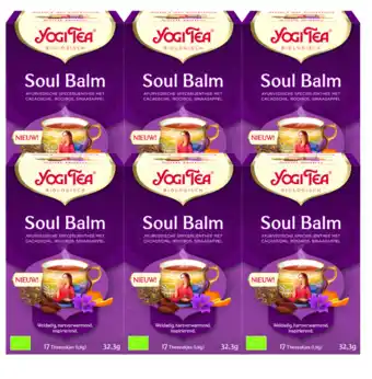 De Online Drogist Yogi tea soul balm kruidenthee voordeelverpakking 6x17st aanbieding