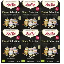 De Online Drogist Yogi tea finest selection set voordeelverpakking 6x18st aanbieding
