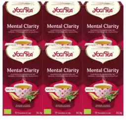 De Online Drogist Yogi tea mental clarity voordeelverpakking 6x17st aanbieding