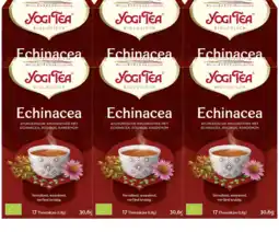 De Online Drogist Yogi tea echinacea voordeelverpakking 6x17st aanbieding