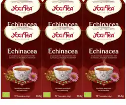 De Online Drogist Yogi tea echinacea voordeelverpakking 6x17st aanbieding