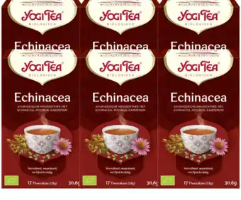 De Online Drogist Yogi tea echinacea voordeelverpakking 6x17st aanbieding