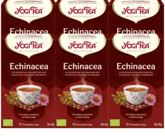 De Online Drogist Yogi tea echinacea voordeelverpakking 6x17st aanbieding
