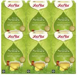 De Online Drogist Yogi tea natural energy citroen & bergamot voordeelverpakking 6x17st aanbieding