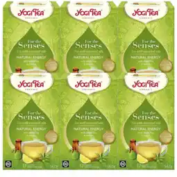 De Online Drogist Yogi tea natural energy citroen & bergamot voordeelverpakking 6x17st aanbieding