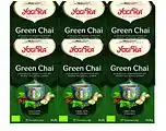 De Online Drogist Yogi tea green chai voordeelverpakking 6x17st aanbieding