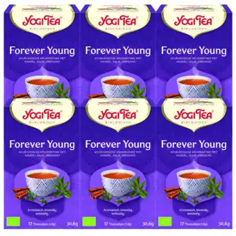 De Online Drogist Yogi tea forever young voordeelverpakking 6x17st aanbieding