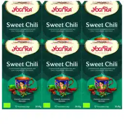 De Online Drogist Yogi tea sweet chili voordeelverpakking 6x17st aanbieding