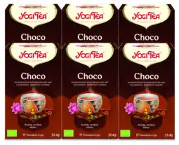 De Online Drogist Yogi tea choco voordeelverpakking 6x17st aanbieding