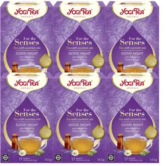 De Online Drogist Yogi tea good night kamille & lavendel voordeelverpakking 6x17st aanbieding
