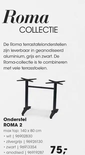 HANOS Onderstel Roma 2 aanbieding