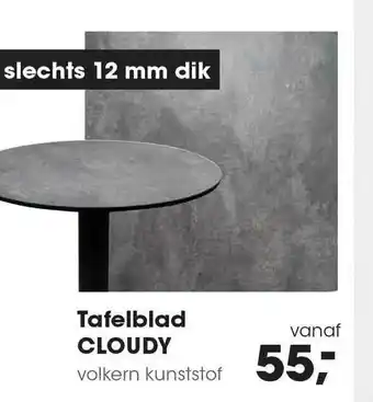 HANOS Tafelblad Cloudy aanbieding