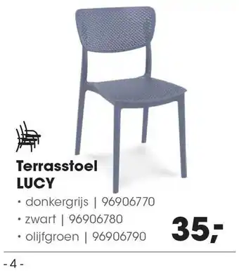 HANOS Terrasstoel Lucy aanbieding