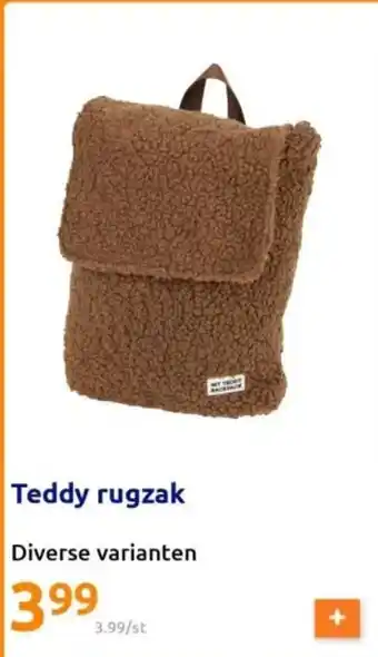 Action Teddy rugzak aanbieding