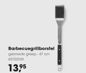 HANOS Barbecuegrillborstel 47 cm aanbieding