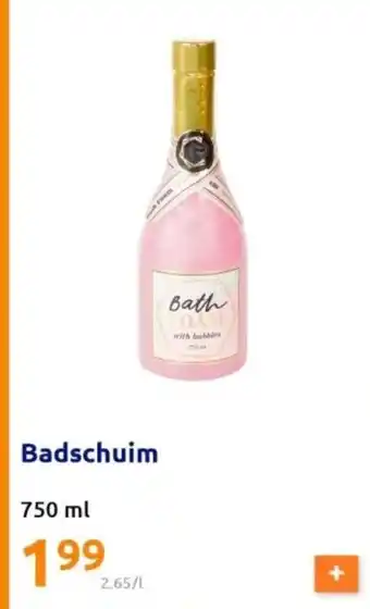 Action Badschuim 750 ml aanbieding