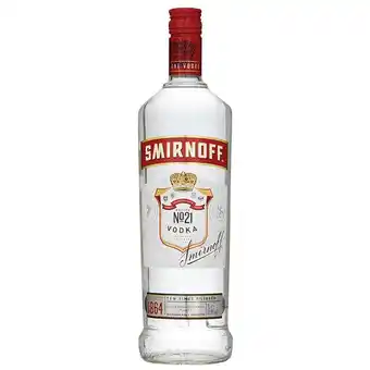 Dirck 3 Smirnoff red vodka 100 cl aanbieding