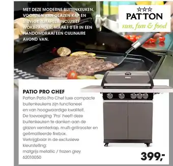 HANOS Patio Pro Chef aanbieding