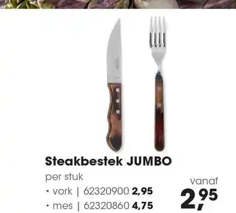 HANOS Steakbestek Jumbo aanbieding