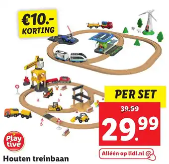 Lidl Play tive Houten treinbaan aanbieding