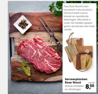 HANOS Serveerplanken Rose Wood aanbieding