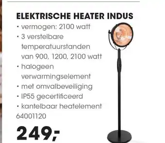 HANOS Elektrische Heater Indus aanbieding