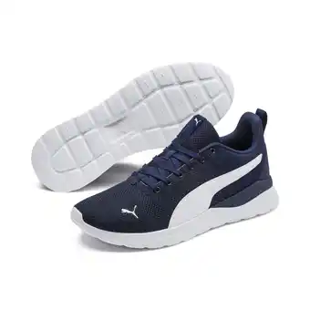 Decathlon Anzarun lite sportschoenen puma peacoat white blue aanbieding