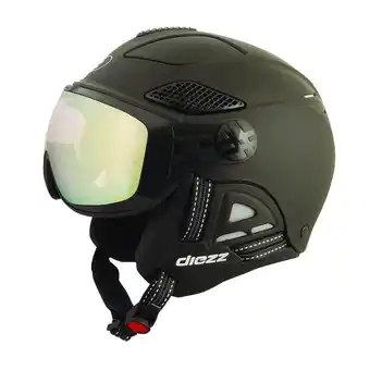 Decathlon Louna ii ski/snow helm vizier zwart aanbieding