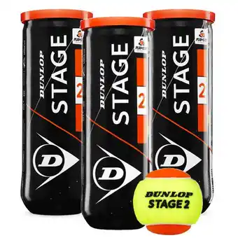 Decathlon Dunlop stage 2 orange 3 tennisballen 3 pack aanbieding