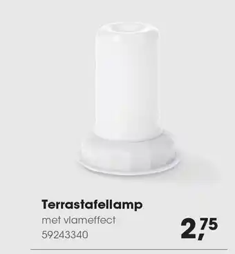 HANOS Terrastafellamp Met Vlameffect aanbieding