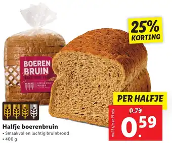 Lidl Halfje boerenbruin aanbieding