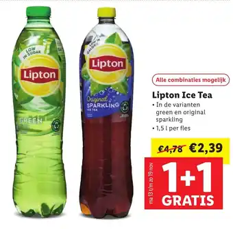Lidl Lipton Ice Tea aanbieding