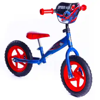 Decathlon Huffy spiderman loopfiets - 2-4 jaar aanbieding