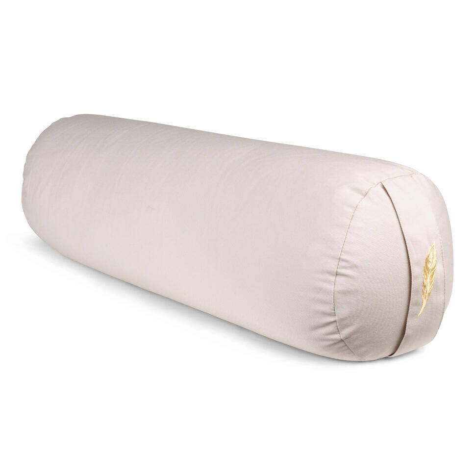 Mindbaas yoga bolster eco crème 60 x 20 (lengte x diameter